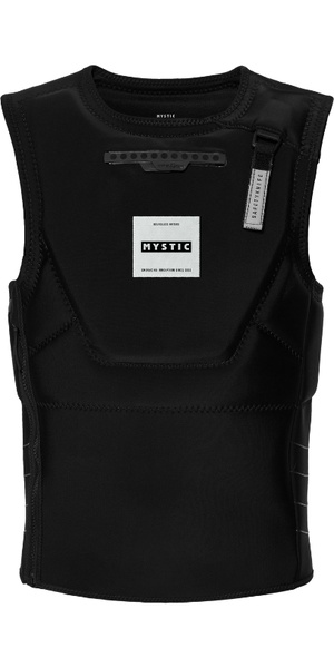 2026 Mystic Mens Solace Front Zip Kite Impact Vest 35005.240235 - Black